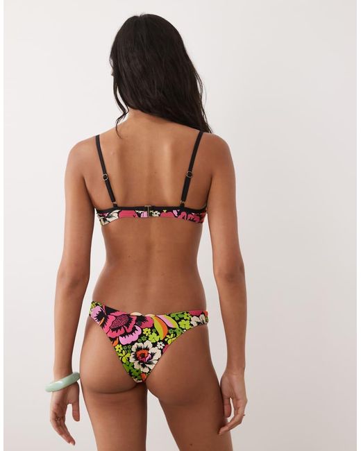 Rip Curl Multicolor Rip Curl X Farm Rio Floral Print Underwire Bikini Top