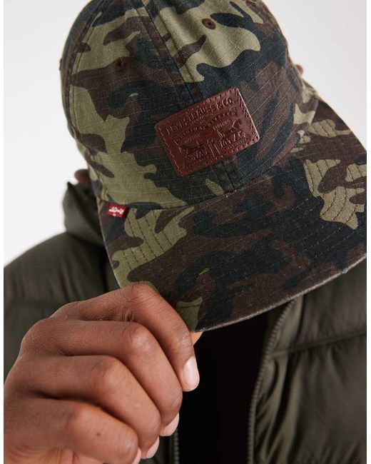 Levi's Brown Relaxed Dad Heritage Cap for men