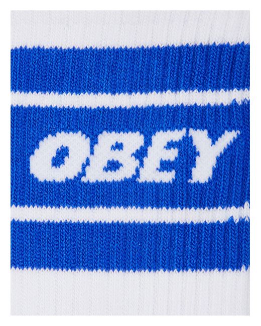 Obey White Cooper Ii Socks for men