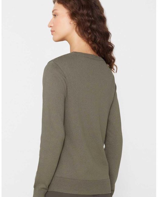 Tezenis Gray Fully-Fashioned Round Neck Jumper