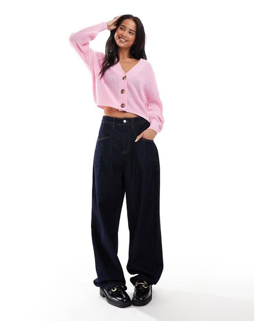 ONLY Gebreid Vest in het Pink
