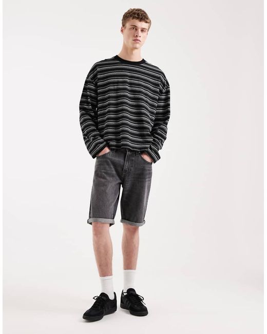 Tommy Hilfiger Black Ronnie Denim Shorts for men