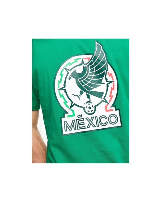 adidas Originals Adidas Soccer Mexico Chest Logo Tshirt in Green for