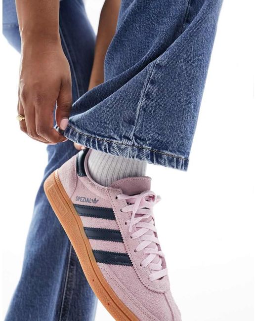 ASOS Wijd Uitlopende Jeans Met Halfhoge Taille in het Blue