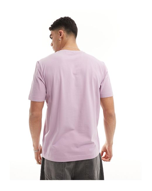Boss Purple Tchup Logo T-shirt for men