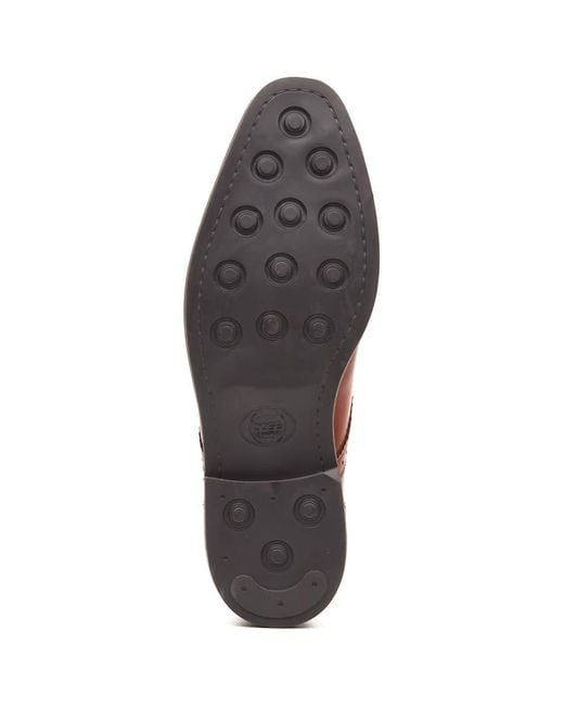 Base London Red Eton Lace Up Shoe for men