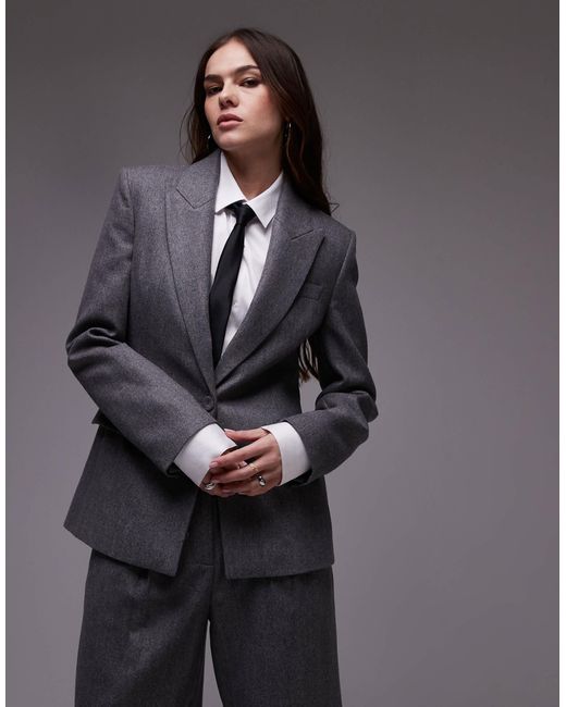 Mango Gray – gebürsteter blazer
