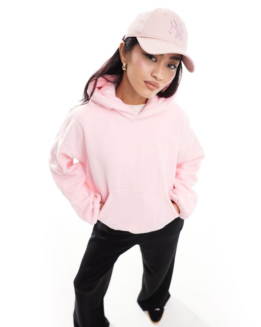 The Couture Club Pink Teddy Fleece Hoodie