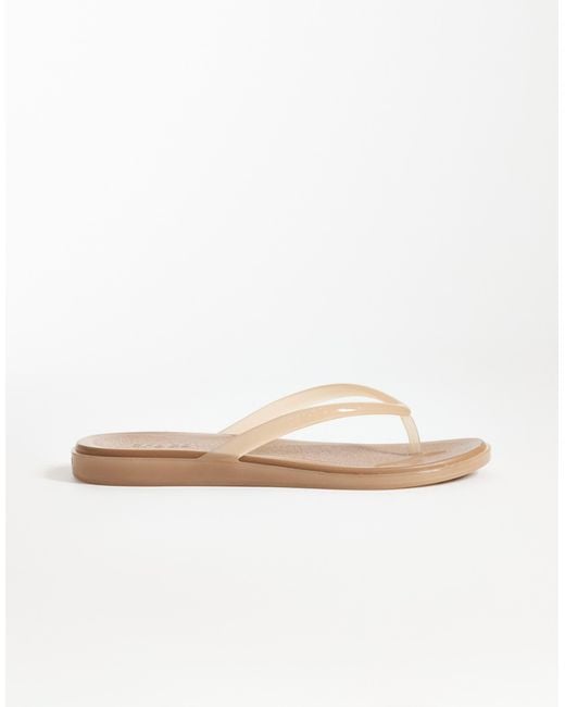 CROCSTM Natural Miami Flip Flops