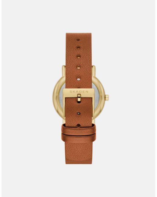 Skagen White Signatur Lille Two-Hand, Stainless Steel Watch