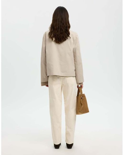 SELECTED Natural Trenchcoat
