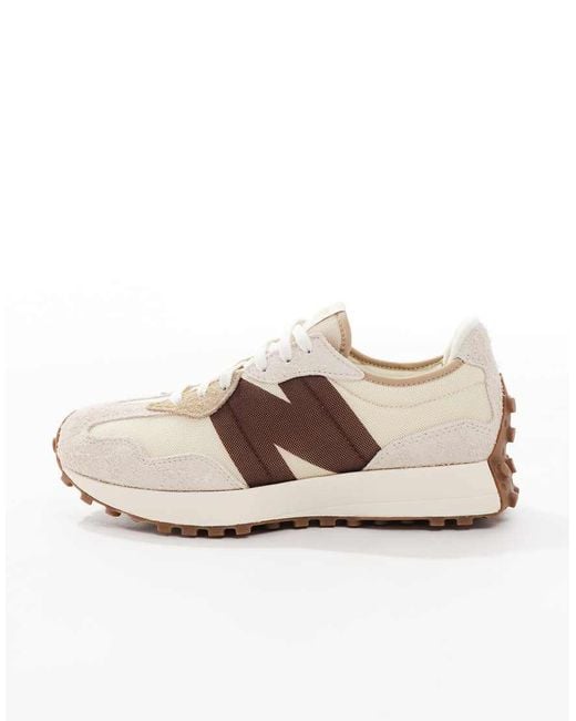 Zapatillas De Deporte Blanco Hueso Y Marrones 327 Exclusivas En Asos De New Balance de color Blue
