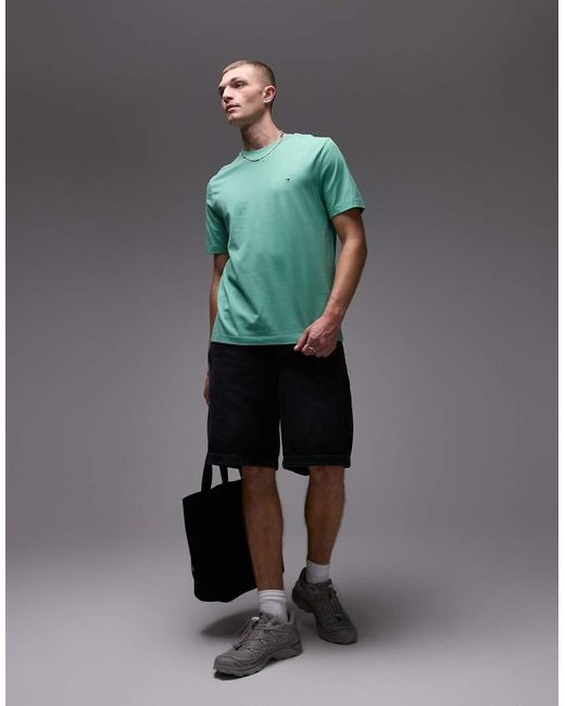 Essential di Tommy Hilfiger in Green da Uomo