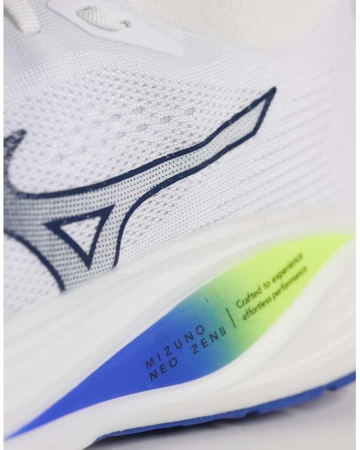 Mizuno White Neo Zen 2 Running Trainers for men