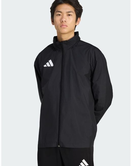 Adidas Originals Black Entrada 26 Multi Jacket for men