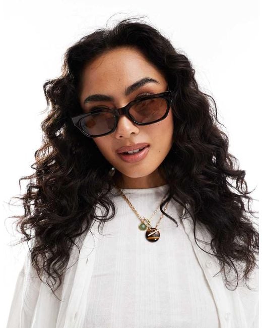 A.Kjærbede White Bror Sunglasses