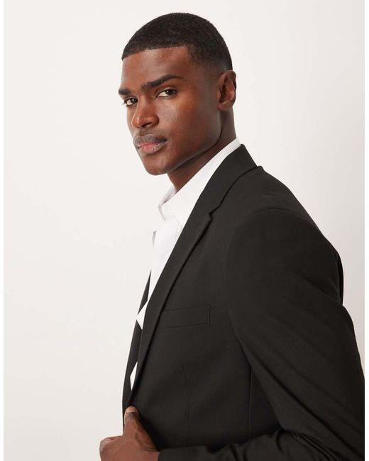 ASOS Natural Regular Suit Jacket for men