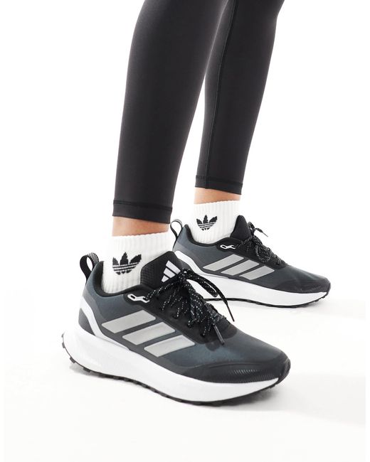 Adidas Originals Black Adidas Running Runfalcon 5 Trail Trainers