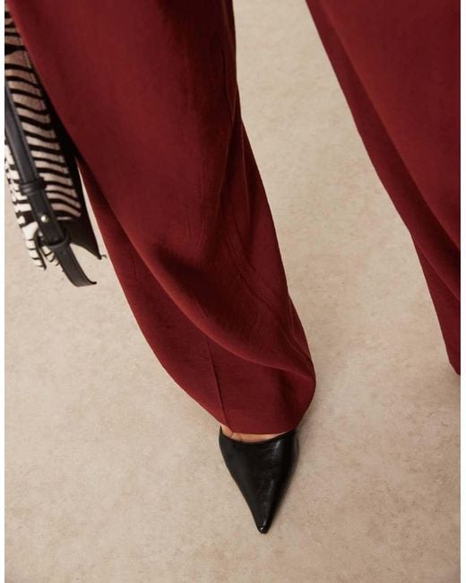 Mango Brown Tailo baggy Trouser Co-ord