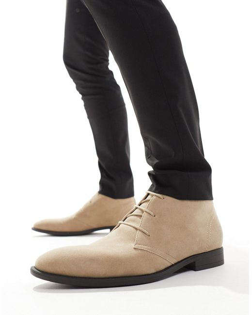 ASOS Black Chukka Boots for men
