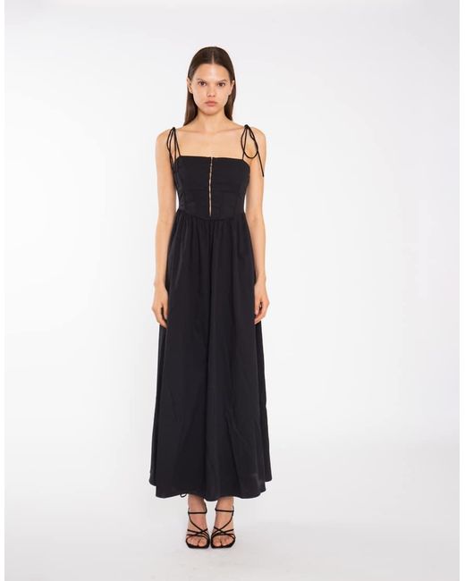 Glamorous Blue Corset Front Maxi-Dress
