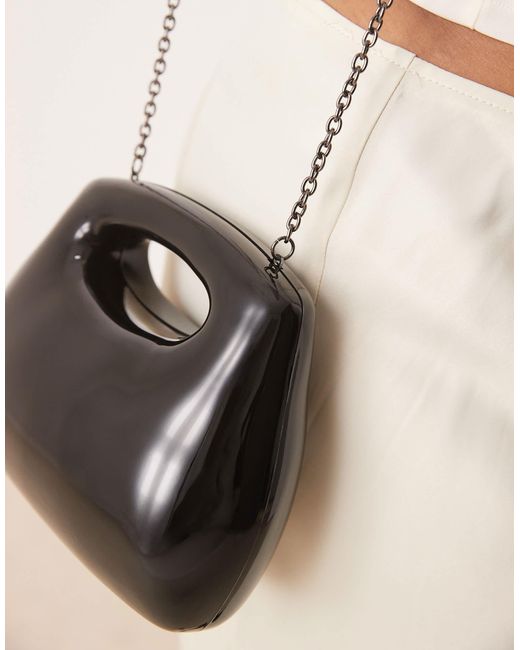 ASOS Natural – eckige clutch-tasche