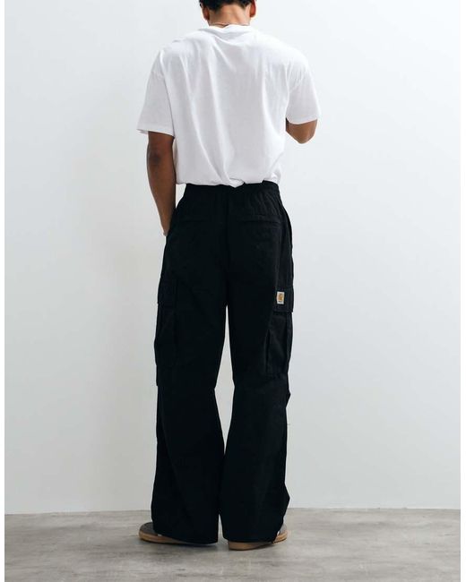 Carhartt Black Mandler Extra-loose baggy Cargo Pant for men