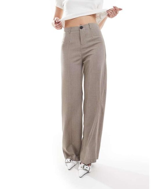 Bershka Gray Tailored Trouser