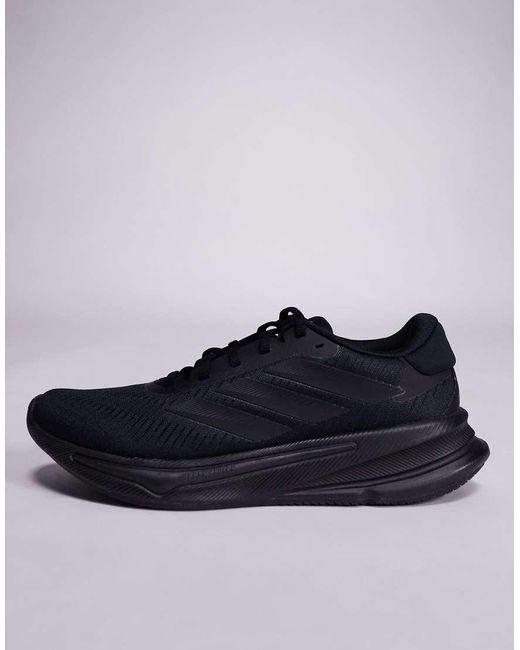 Adidas Originals Black Adidas Running Supernova Ease Trainers