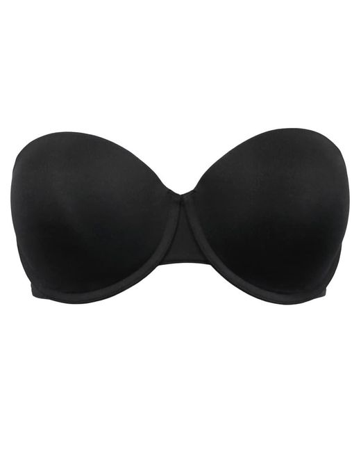 Pour Moi Blue Definitions Push Up Strapless Bra