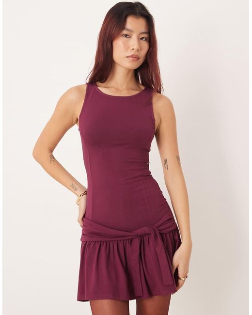 Motel Pink Supriati Jersey Mini Dress