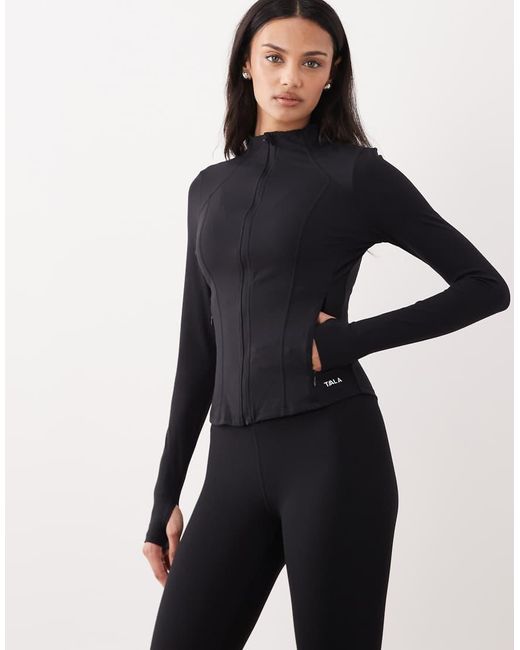 Tala Black Dayflex Zip Up Jacket