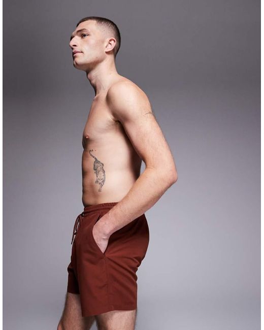 South Beach Red Swimshort for men