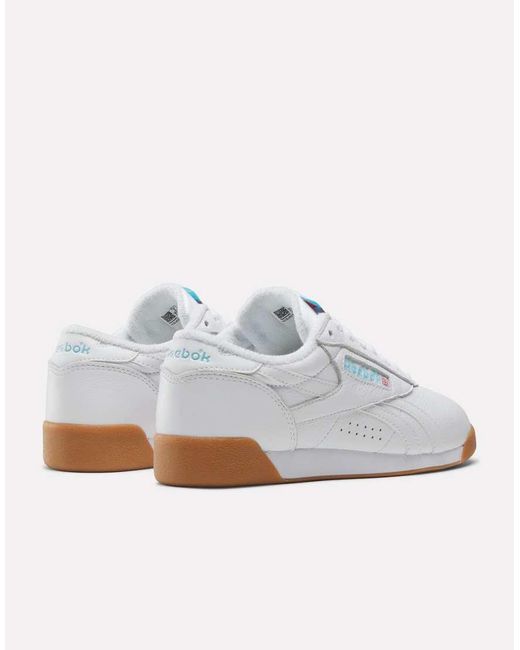 Reebok White Freestyle Lo Womens Trainers