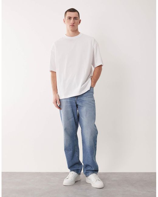 ASOS – 2er-pack basic-t-shirts in White für Herren