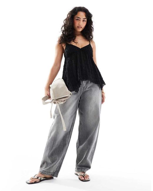 Top A Canottiera di Pull&Bear in Black