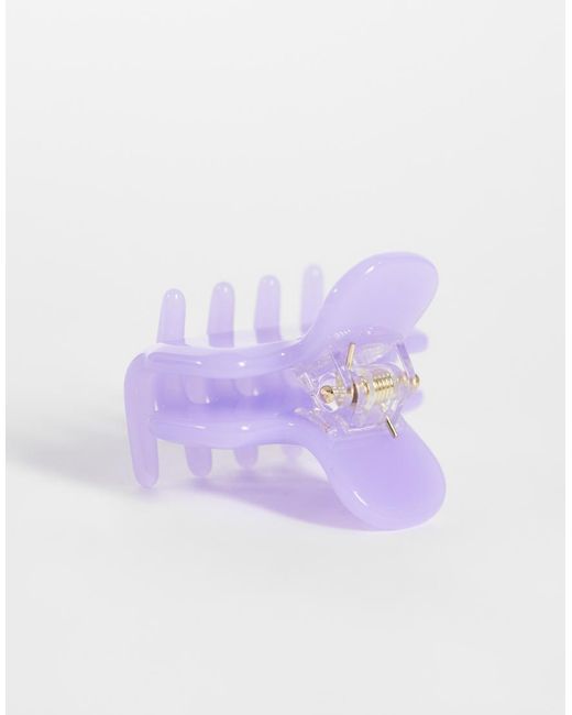 & Other Stories Purple Mini Hair Claw Clip