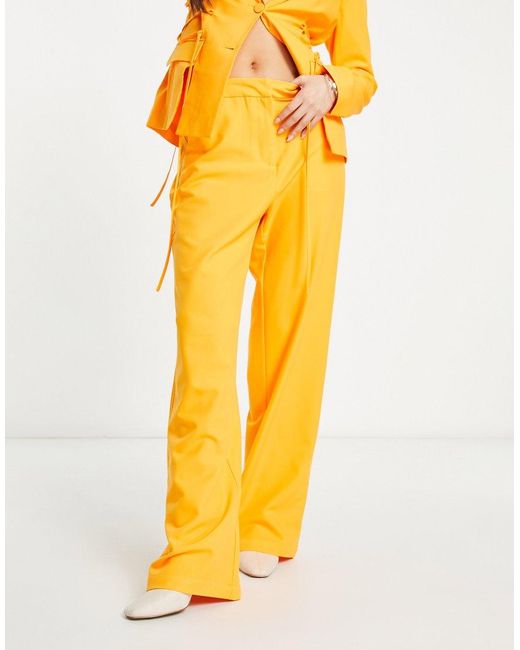 Vero Moda Orange X Joann Van Den Herik Tailored Wide Leg Trouser Co-Ord