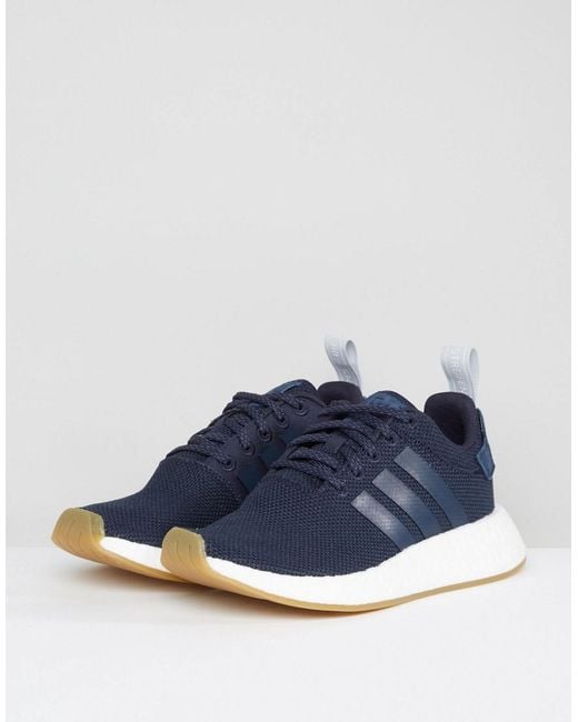 adidas Originals Originals Nmd R2 Trainers In Navy in Blue | Lyst UK