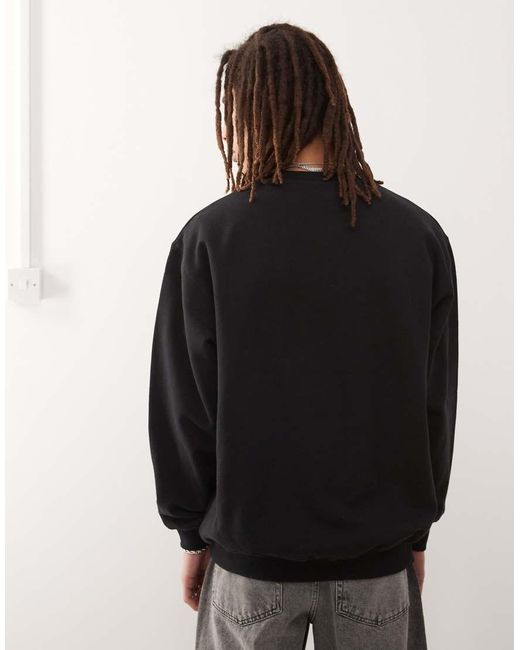 Xlarge Black Sweatshirt With Slanted Og Logo for men