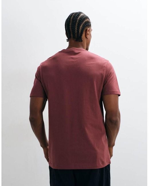 ASOS Red Regular Fit T-shirt for men