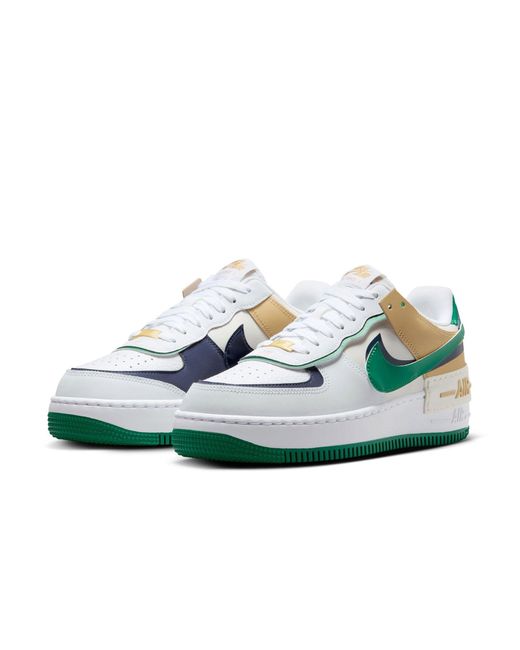 Nike Green Air Force 1 Shadow Sneakers