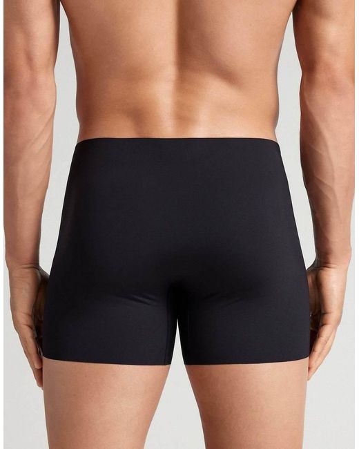 Intimissimi Black Seamless Microfibre Boxers for men