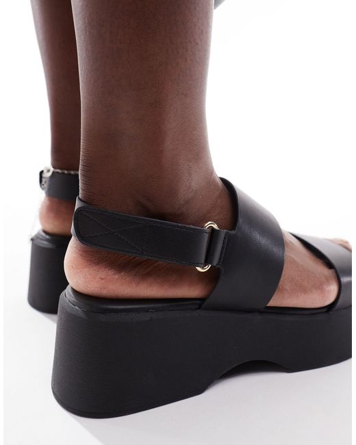 ALDO Gray Thilda Chunky Slingback Sandals