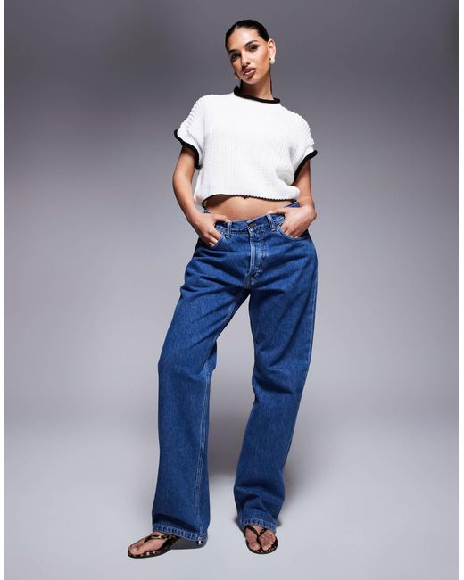 Missy Empire White Missy Empire Cropped Contrast Trim Jumper