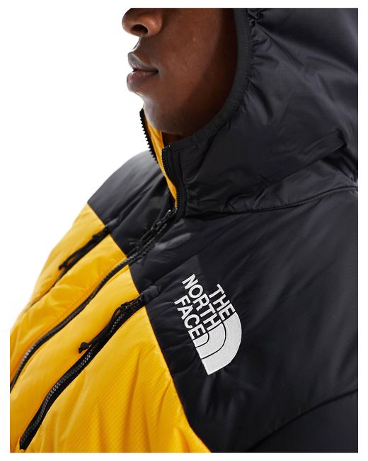 The North Face Orange Himalayan Light Synthetic Hooded Puffer Jacket for men