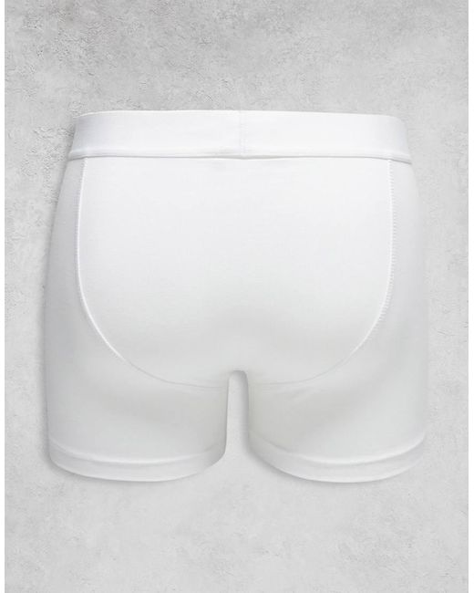 Pack De 5 Calzoncillos Bóxer Blancos Johnny De Weekday de hombre de color White