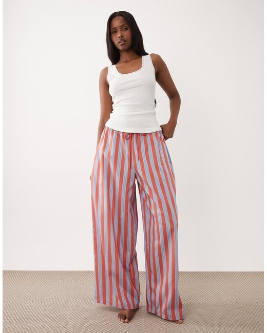 ASOS Pink Poplin Pyjama Pants