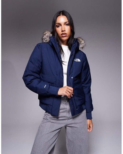 The North Face Blue W Arctic Bomber