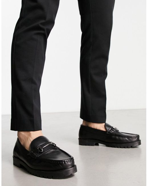 Mocasines s con bridón y suela gruesa Schuh de hombre de color Negro | Lyst